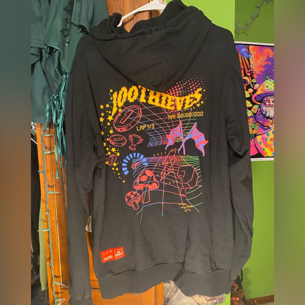100 Thieves Black Graphic Hoodie